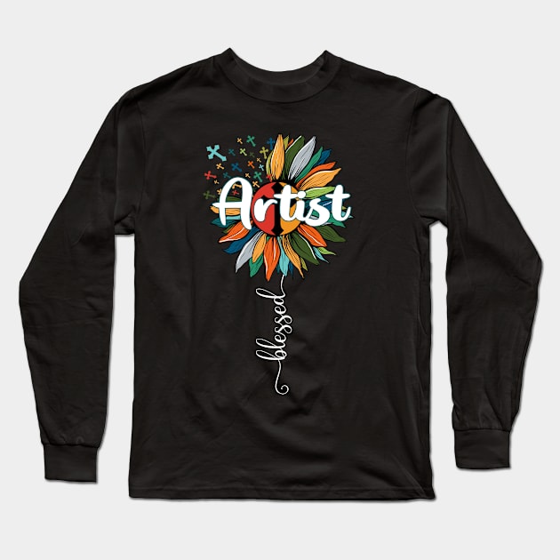 Blessed Artist Long Sleeve T-Shirt by Brande